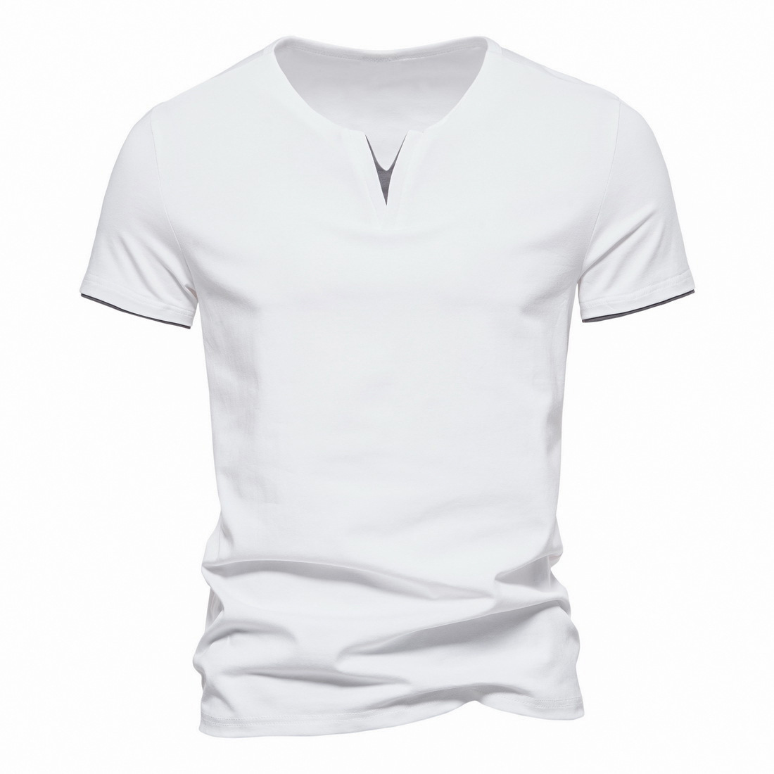 Men's Solid Color T-shirt Men's Clothing display picture 17
