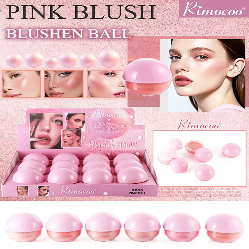 Paleta de Iluminador y Rubor Facial Color de piel brillante Tridimensional natural