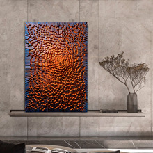 马赛克粒装饰画天然木块画沙发背景墙挂画玄关壁画质感肌理