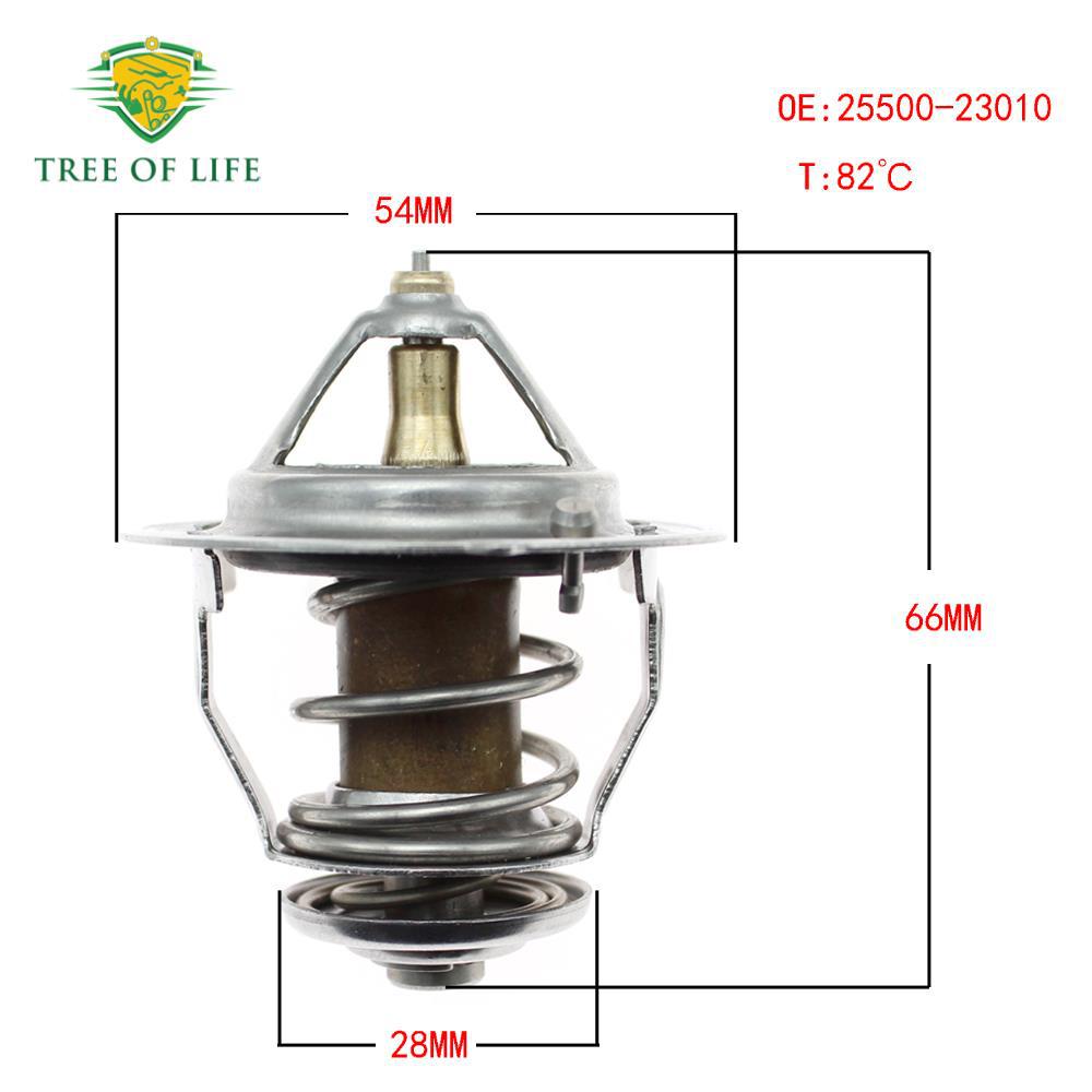 25500 - 23010 para el termostato de refrigerante del motor moderno de 82 °C image 3