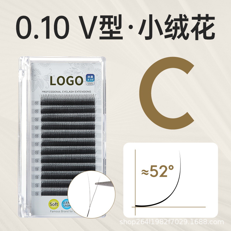 Fabricantes de flores de veludo pequeño trolevo de cuatro hojas injerto transfronterizo pestañas falsas 3D4D5D super suave tienda de pestañas especiales