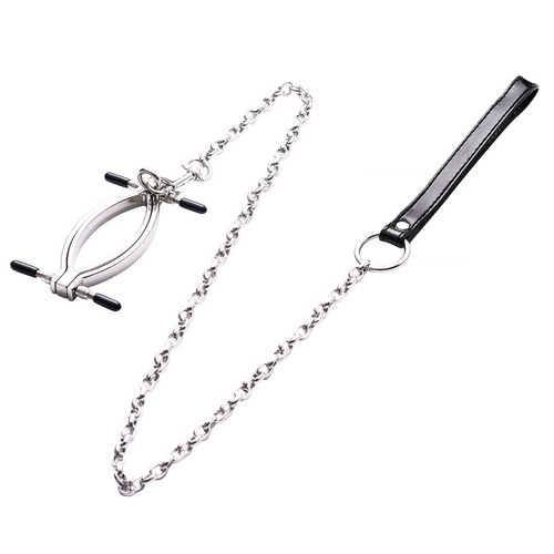 Vaginal clamp to expand the vagina, peek into the lower body, flirt and stimulate, metal sex tools, alternative passionate adult couple sex toys