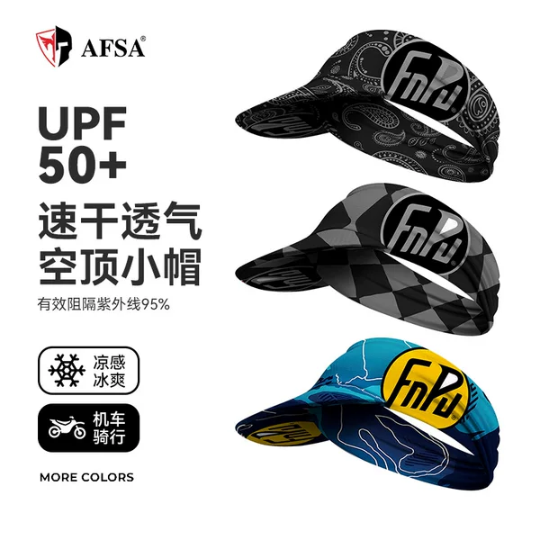 Afsa Ultra-Breathable Tennis Visor Summer Mesh Golf Sports Running Sun Hat Sun Protection Hat Comfortable