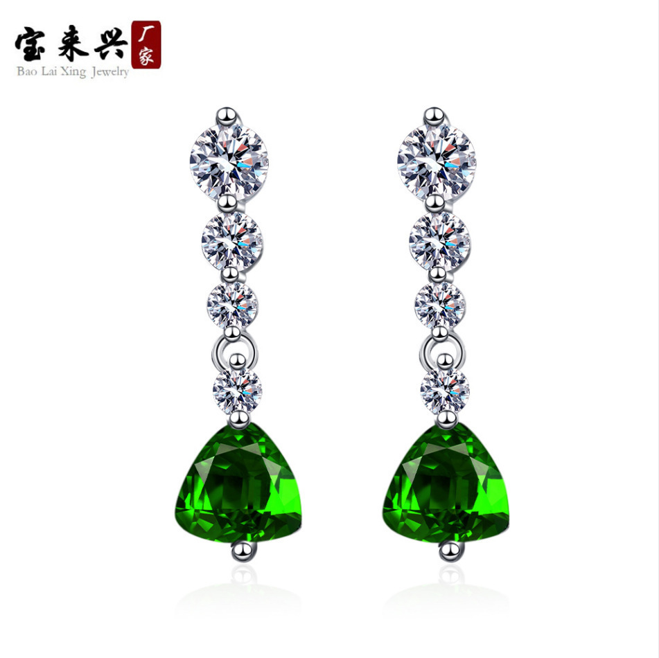 retro earrings drop-shaped handmade
