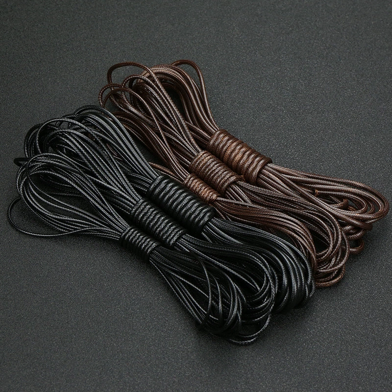 Вощеная нить из бисера, ювелирные изделия своими руками, кожаный браслет, ожерелье, веревка, вощеная веревка, кожаная веревка, материал ручной работы, веревка