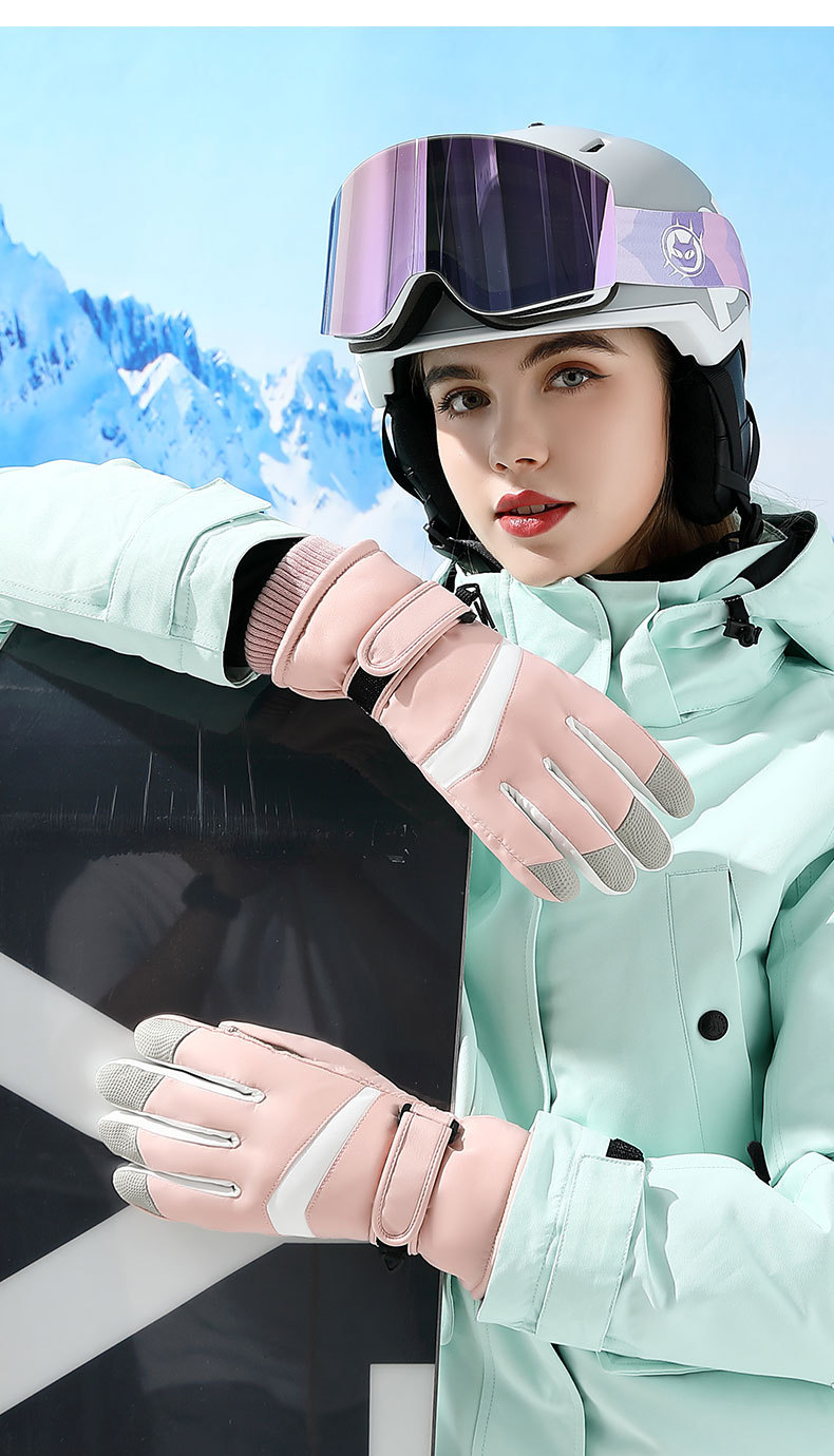 Winter Ski Gloves For Men And Women Warm Waterproof Touchscreen_voghion.com