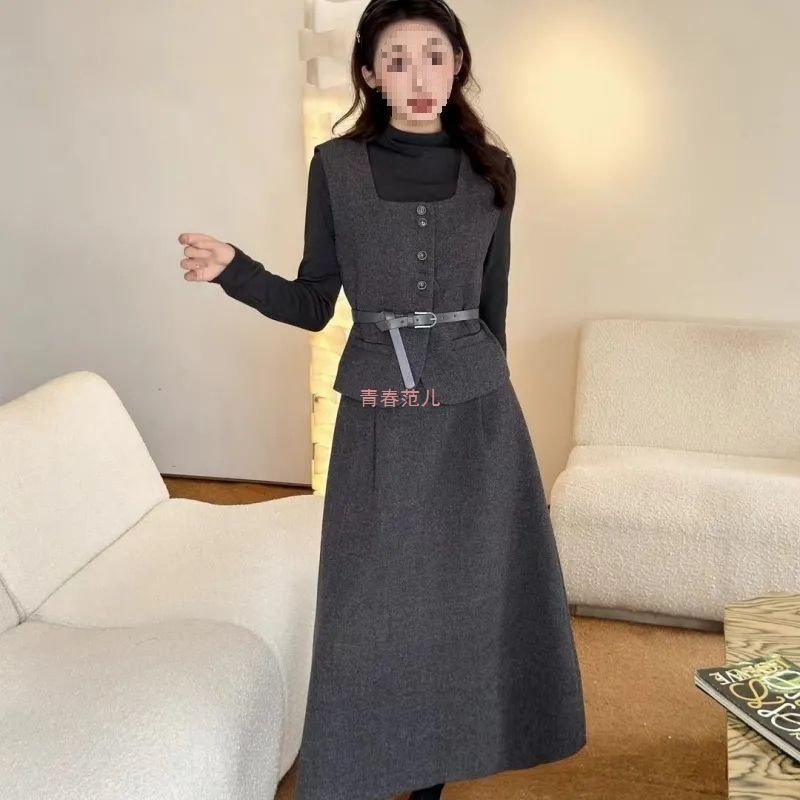 一整套早秋韩系穿搭套装女2025秋季新款时尚减龄小香风女装感|undefined
