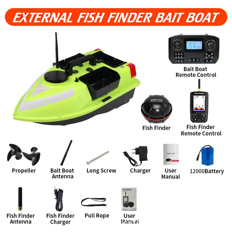 Glow-in-the-dark GPS with 12000 battery*1+fish finder