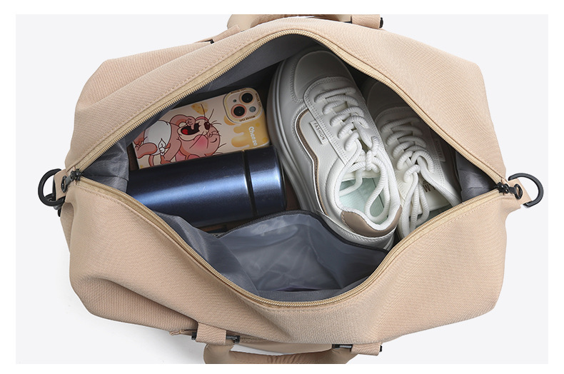 New Large Capacity Travel Bag Women Wet and Dry Separation Gym Bag Short Trip Business Trip Handheld Luggage Bag Single Shoulder Crossbody Bag