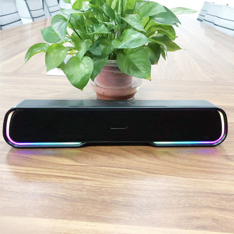 Sound Blaster RGB マーキー発光ミニデスクトップストリップポータブルサブウーファーハイパワー Bluetooth スピーカー|undefined