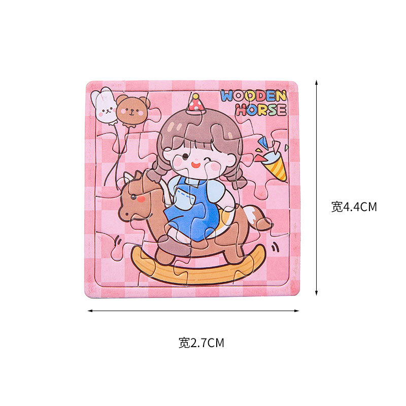 Creativo dibujos animados astronautas puzzle niños 3 - 6 años de papel juguetes de educación temprana infantil pequeños regalos al por mayor