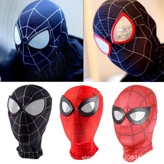 スパイダーマン フード 大人 子供 ハロウィン マスク マイルス アイアン アドベンチャー ブラック スパイダー ネットセレブ Douyin 同モデル
