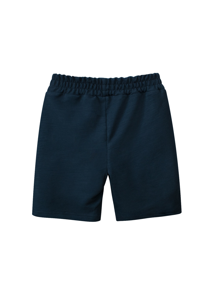 27kids Ropa infantil estilo coreano 2025 verano nuevos pantalones cortos de cinco puntos de color puro para bebés niños envío directo