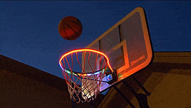 Свет рамки баскетбола СИД бар баскетбола рамка света с цветом солнечного цвета изменяя свет рамки баскетбола индукции свет водить баскетбола свет