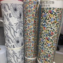 麻布灯罩外壳pvc羊皮纸透光灯膜屏风木格栅膜diy灯箱布料材料制作