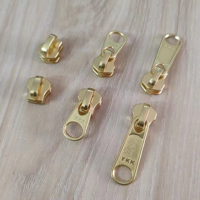 YKK genuine No.3 No.5 No.8 metal lockless slider luggage slider schoolbag zipper head