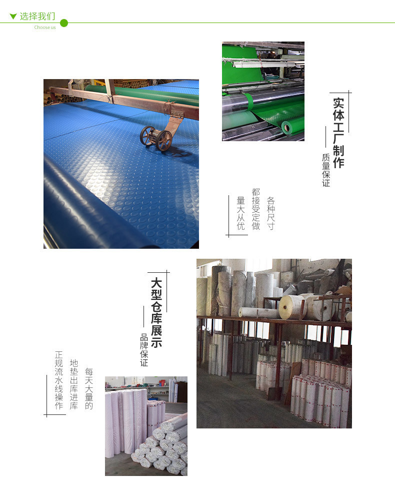 Basement moisture-proof rubber floor mat, van floor mat, cargo transport rubber plastic waterproof carpet, outdoor non-slip mat