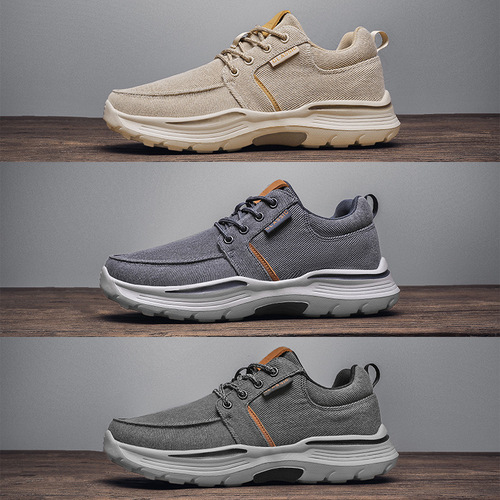 New Arrival eBay & AliExpress Hiking Shoes, Plus-Size Canvas Sneakers for All Seasons, Outdoor Sports Shoes & Plus-Size Walking Shoes for Men