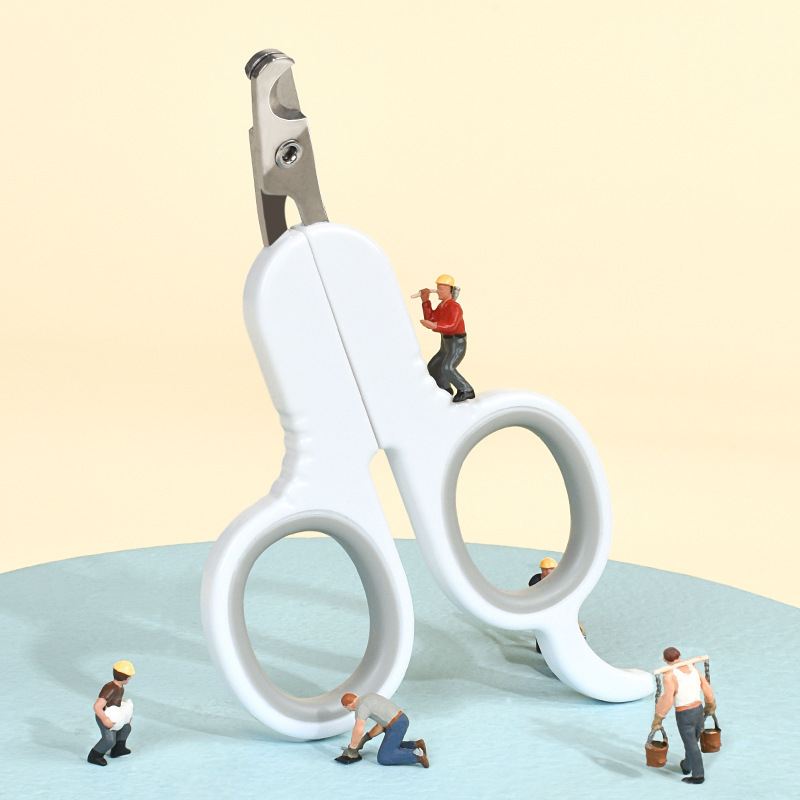 경사 머리-회색