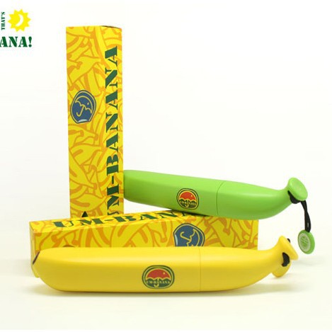 Banana Umbrella, Sun Protection Umbrella, Manual Dual-Use Folding Umbrella for Sun and Rain, Sun Umbrella, Advertising Umbrella, Can Be Printed with Logo