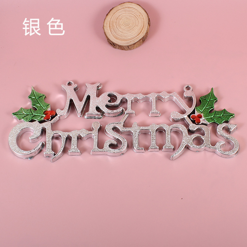 クリスマス装飾用品merry christmasクリエイティブアルファベットのドアの看板は英語のアルファベットの卸売りを掛けます。|undefined