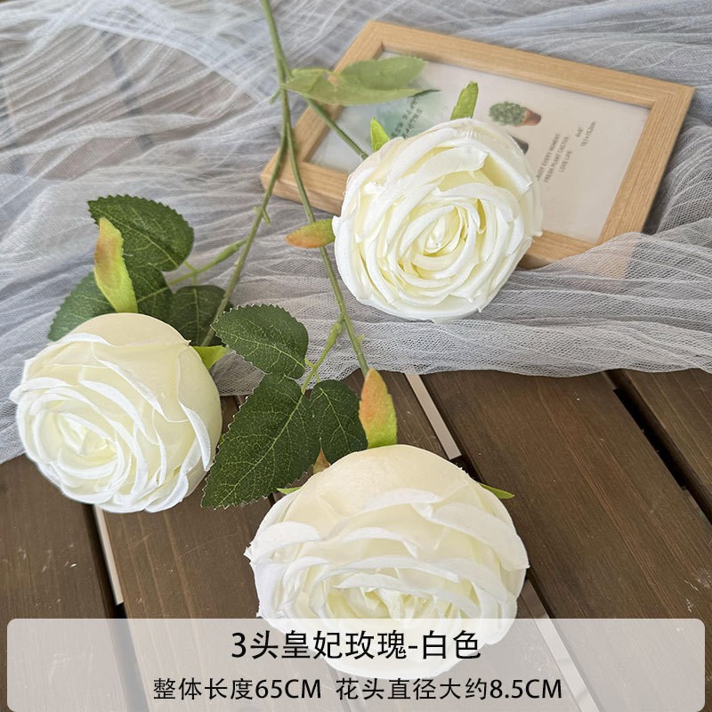 3송이 황비 장미