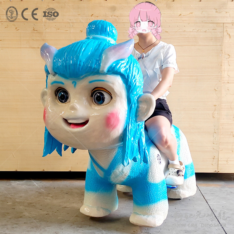 Simulación de silicona de piel suave dragón volador dinosaurio coche de atracciones en línea famoso padre-hijo centro comercial plaza fábrica de equipos de recreo fuente