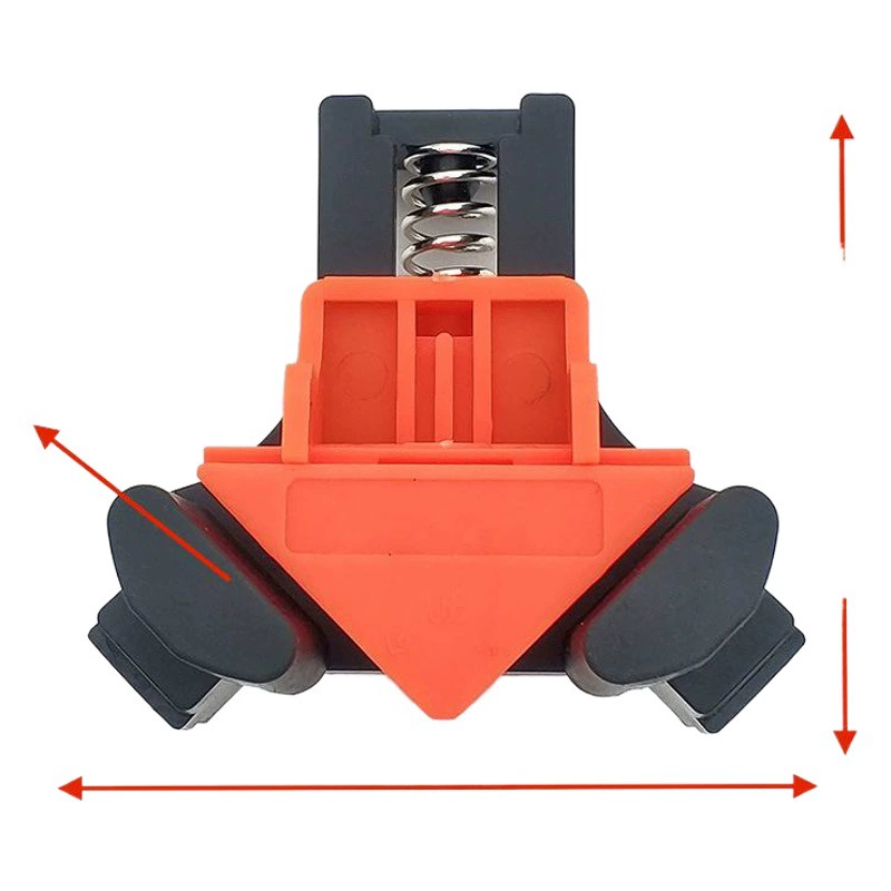 Крепежный зажим под прямым углом 90 градусов Зажим под прямым углом 90 градусов Зажим для фоторамки 4 регулируемых пружинных зажима для деревообработки в штучной упаковке