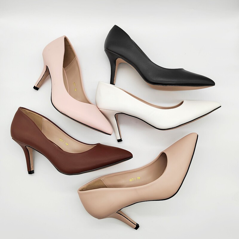 A variety of cross-border European and American fashion simple women's shoes wedge heel high heel shallow mouth round toe pointed toe four seasons sandals A variety of cross-border European and American fashion simple women's shoes wedge heel high heel shallow mouth round toe pointed toe four seasons sandals