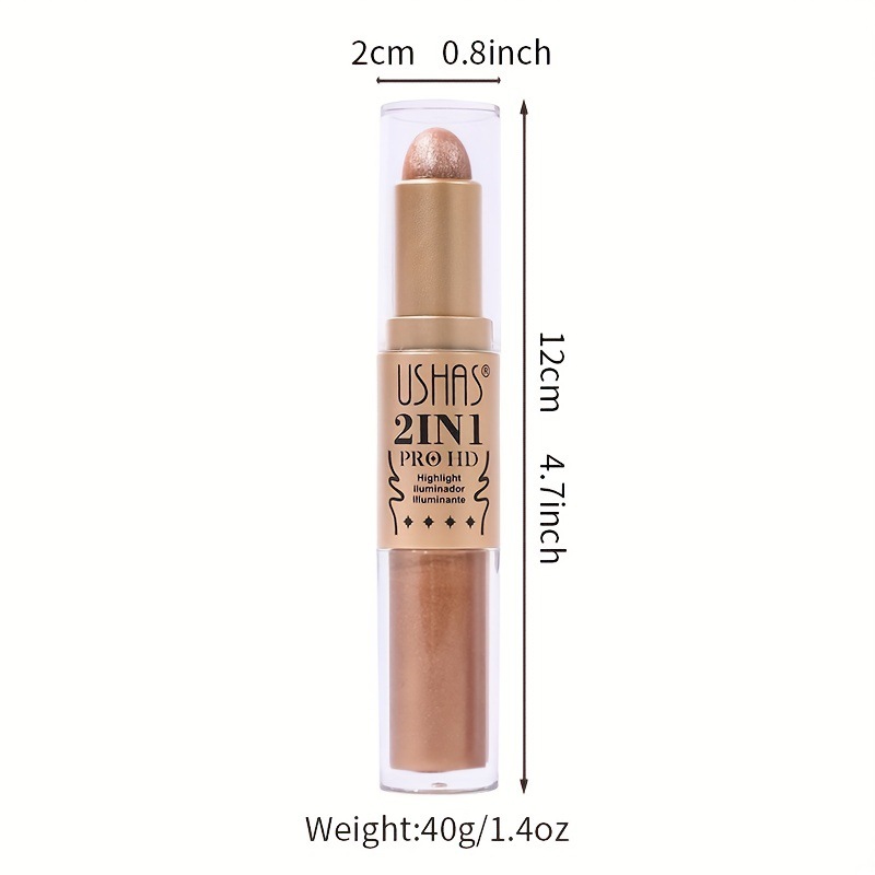 USHAS Transfronterizo Spot Highlight Liquid + Highlight Strap Contour Bar Concelador Mat Perla FS352A