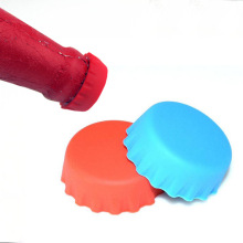 硅胶瓶盖套 果汁饮料红酒啤酒瓶盖帽 密封防漏食品级硅胶酒瓶盖