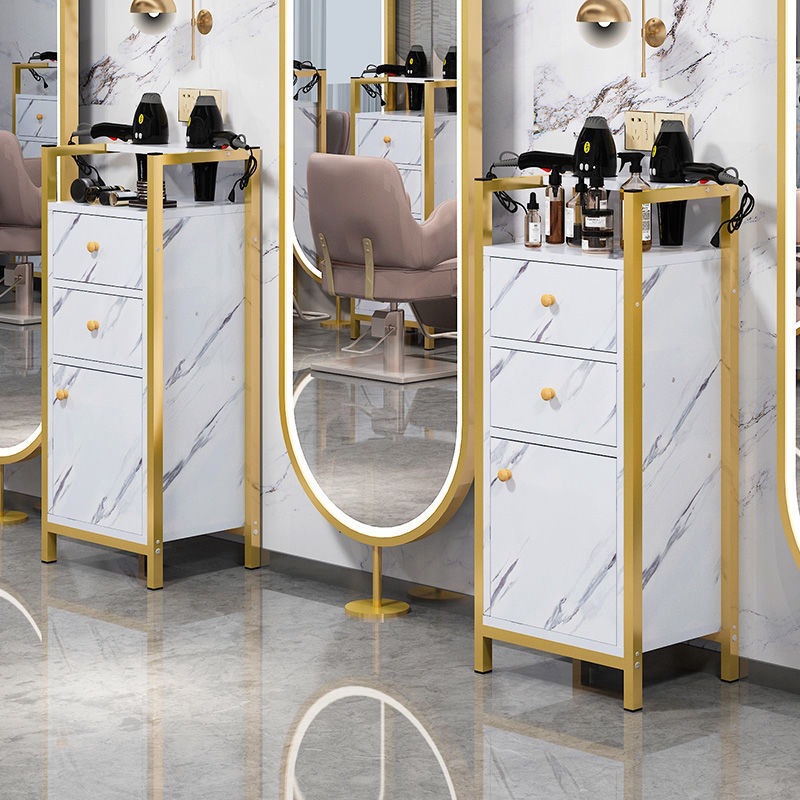 Hair salon special tool cabinet tool cart hair cutting cabinet barber shop tool table trolley hair salon mirror barber cabinet