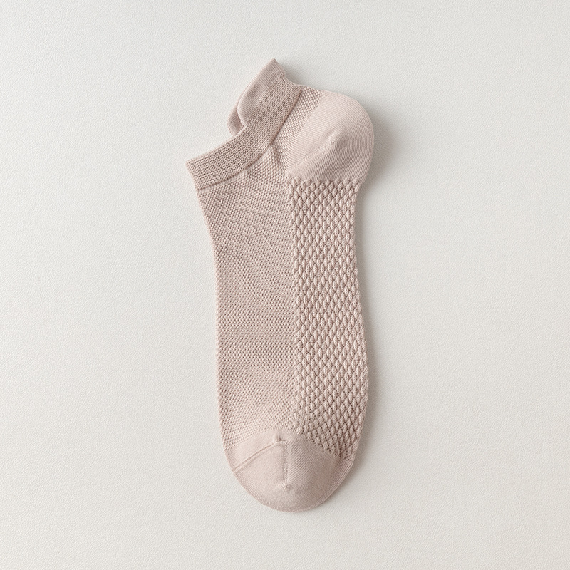 Calcetines de verano de algodón para hombres, calcetines de barco de algodón sin hueso, anti-odor, absorción de sudor, calcetines transpirables, calcetines bajos para hombres.