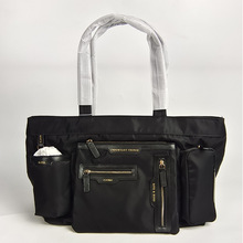 ANYA安雅带标尼龙女包妈咪包英国设计师多功能多口袋手提包单肩包