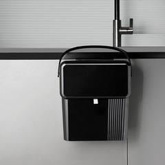 New Kitchen Wall-Mounted Storage Bin, Bathroom Wall-Mounted Trash Can, Household Toilet with Lid, Corner Paper Tray, Popular Trend