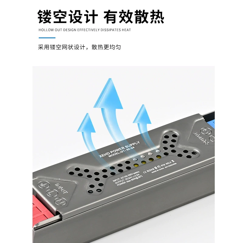 LED power supply, transformer, light strip, switch key, rectangular lamp, lights