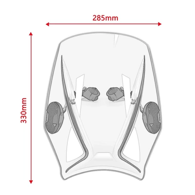 universal windshield universal — Motorcycle front windshield
