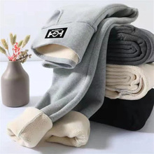 双口袋打底裤女冬加绒加厚显瘦秋裤棉裤 居家/外穿两用护腰保暖裤