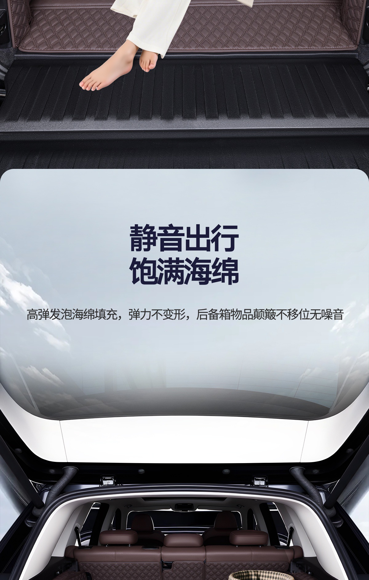 Suitable for Lincoln Navigator Z Adventurer Aviator Mkz Navigator 17-25 All-Inclusive Trunk Trunk Mat