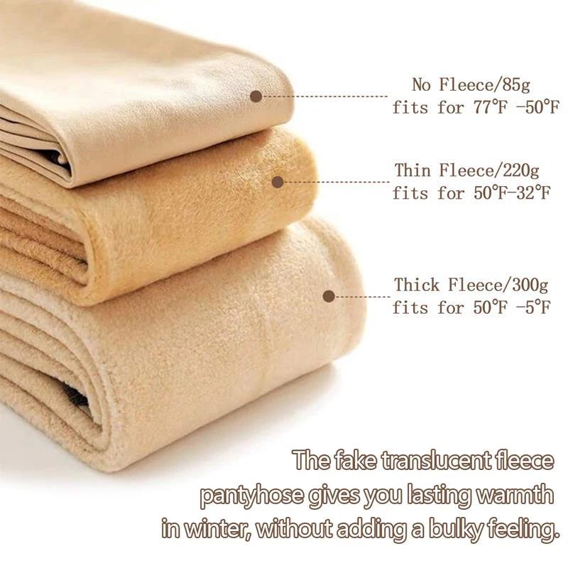 ?? Flawless Legs Skin Toned Warm Fleece Pantyhose