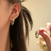 Silver earrings