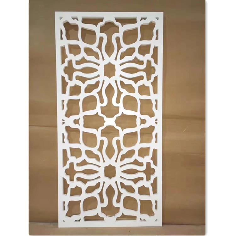 广州源头工厂直供新款欧式木雕花板 密度板通花花格 镂空花架屏风