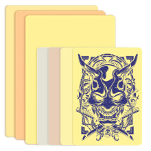 纹身练习皮 A5尺寸厚度1mm1.2mm3mm厚度A4尺寸2.5mm3mm纹身练习皮