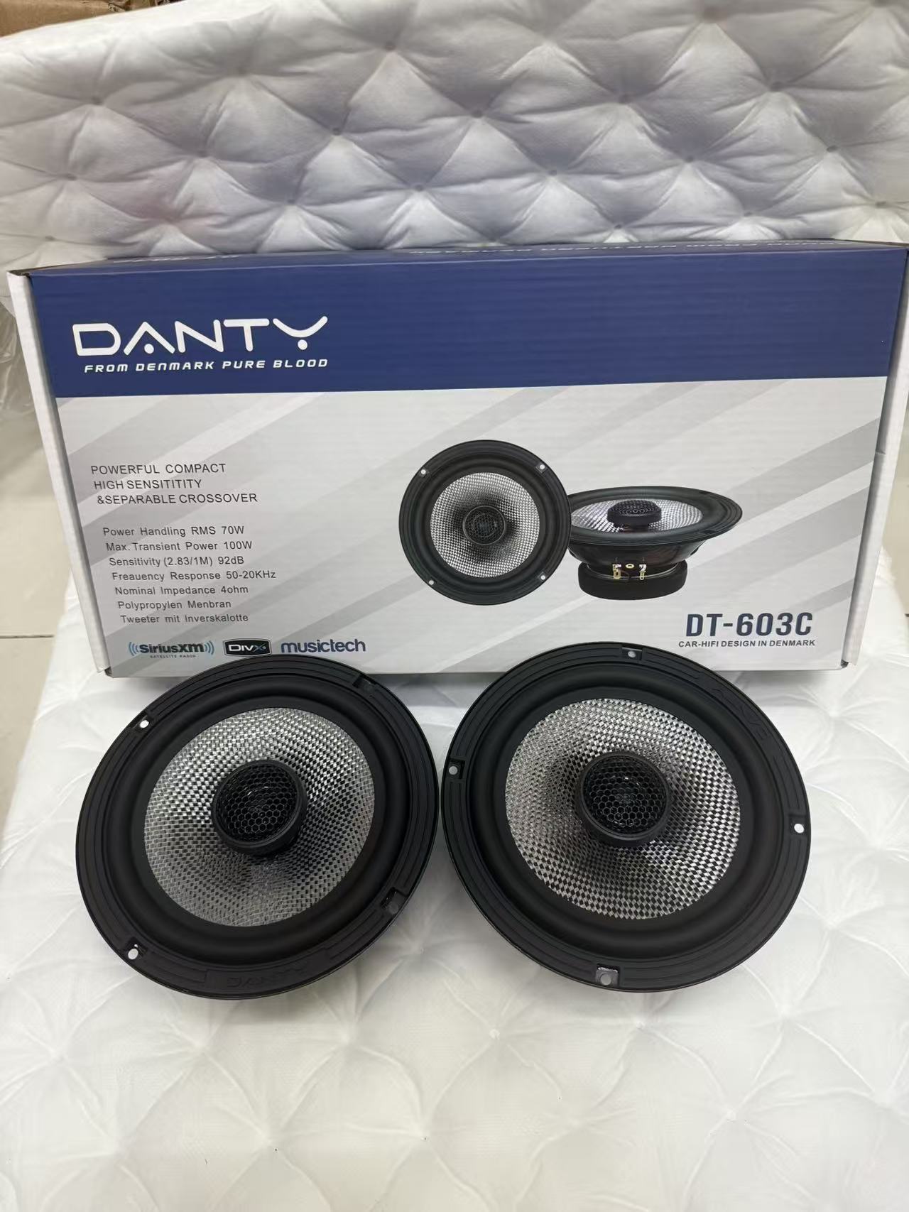 Danish Car Audio Speakers 6.5inch Coaxial Car Speakers Tweeter Heavy Bass Lossless Modification