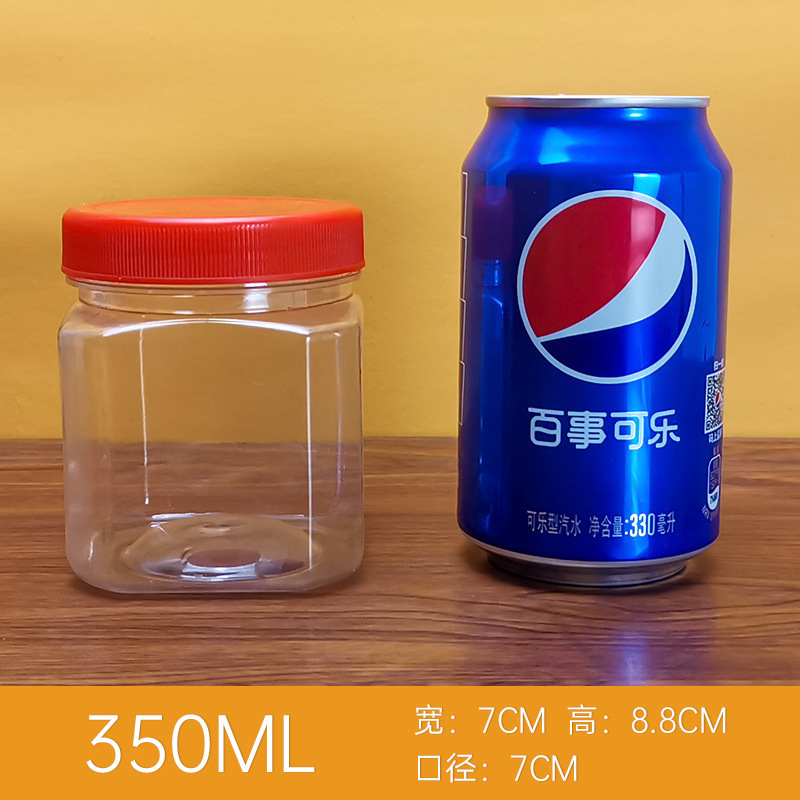 350ml nueva botella cuadrangular (0,7 kg de agua)