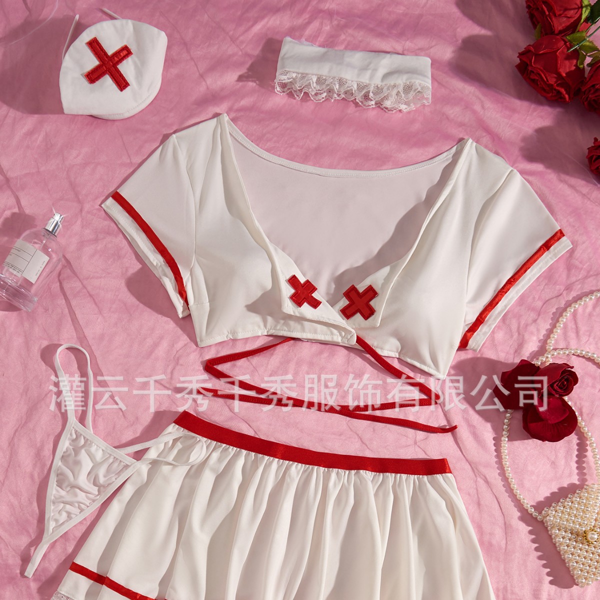 Sexy Underwear Sexy Nurse Uniform Tempting suit Pajamas Role Playing Small Chest Gathering Tempting Nurse 5481
