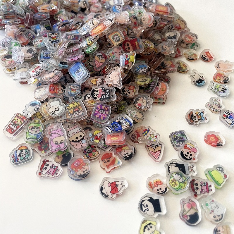 1cm2cm3cm mini tabletas acrílicas colgantes tabletas de granos marcas DIY rock music integradas tabletas