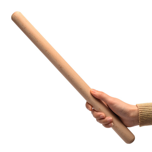 Wooden rolling pin, beech wood pressing stick, baking tool, dumpling skin rolling pin, unpainted, engravable, household stick