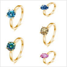 2������ɫ��צĪɣ�S925���y��ɫĪɣʯ��ָ��GRA�C���^�y荹P