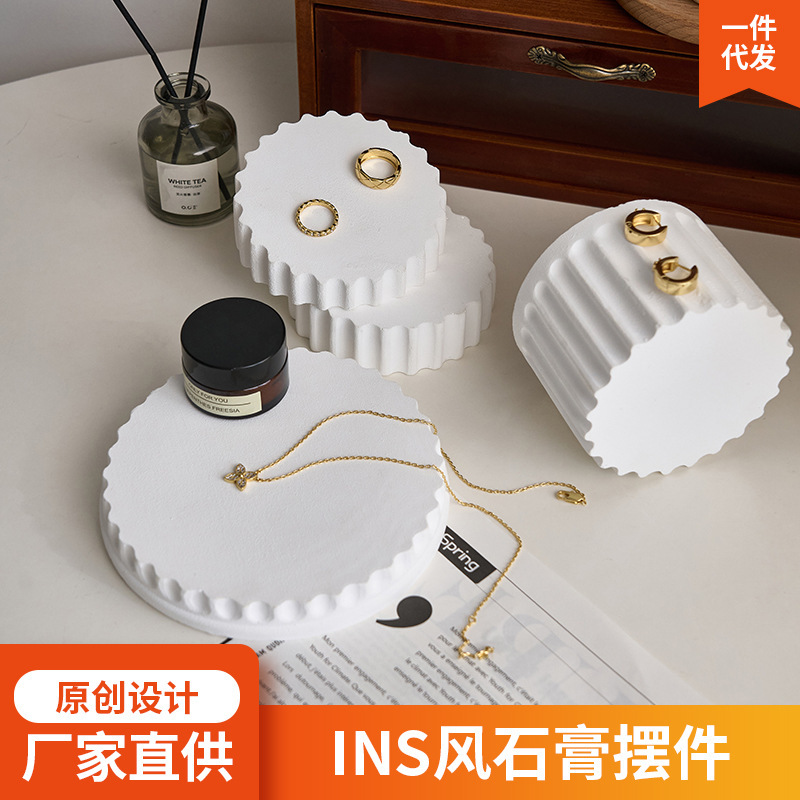 INS High-end Plaster Ornaments Jewelry Still Life Photo Props Aromatherapy Perfume Photography Home Living Room Decoration